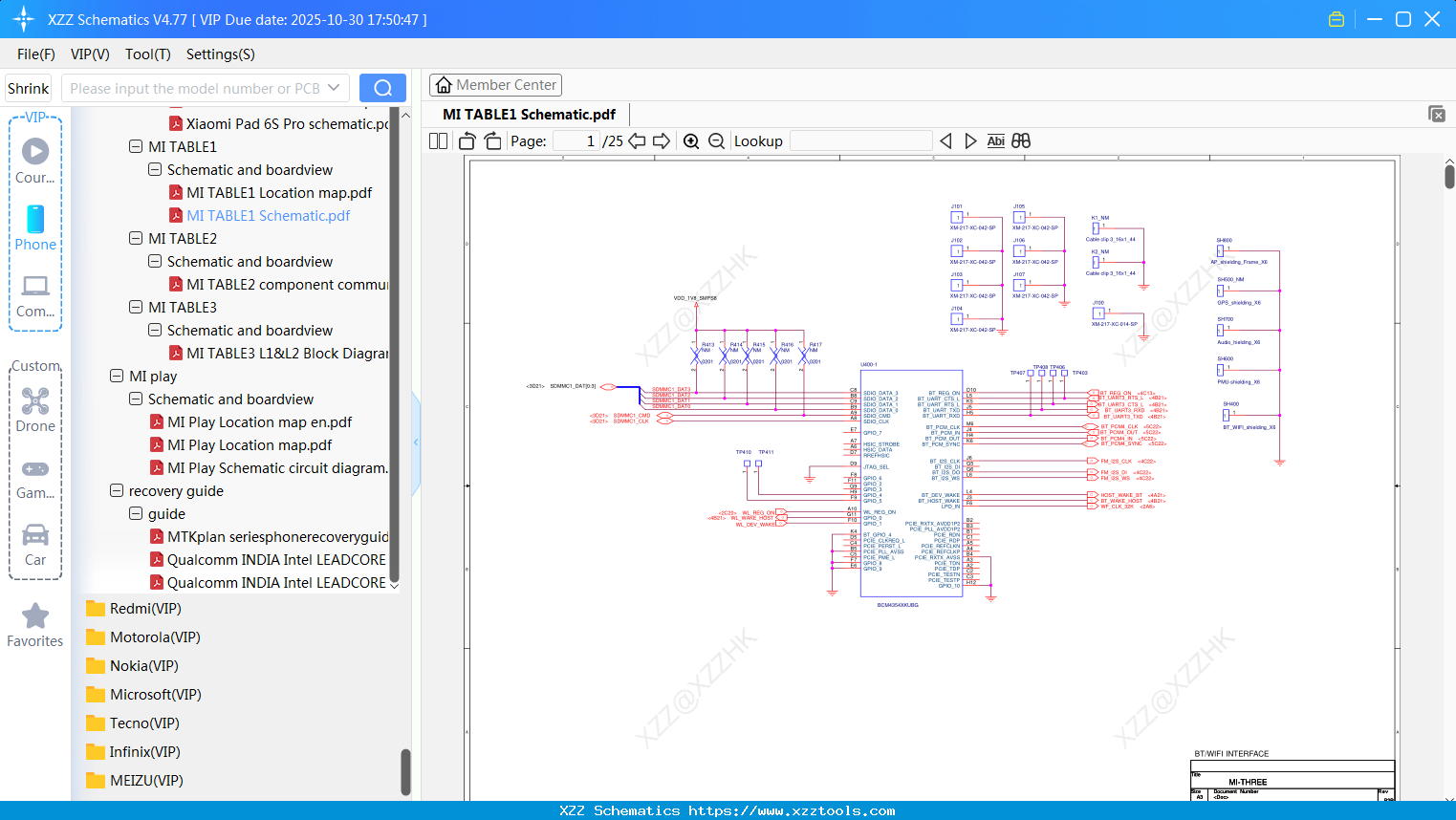 Xiaomi MI TABLE1 Schematic